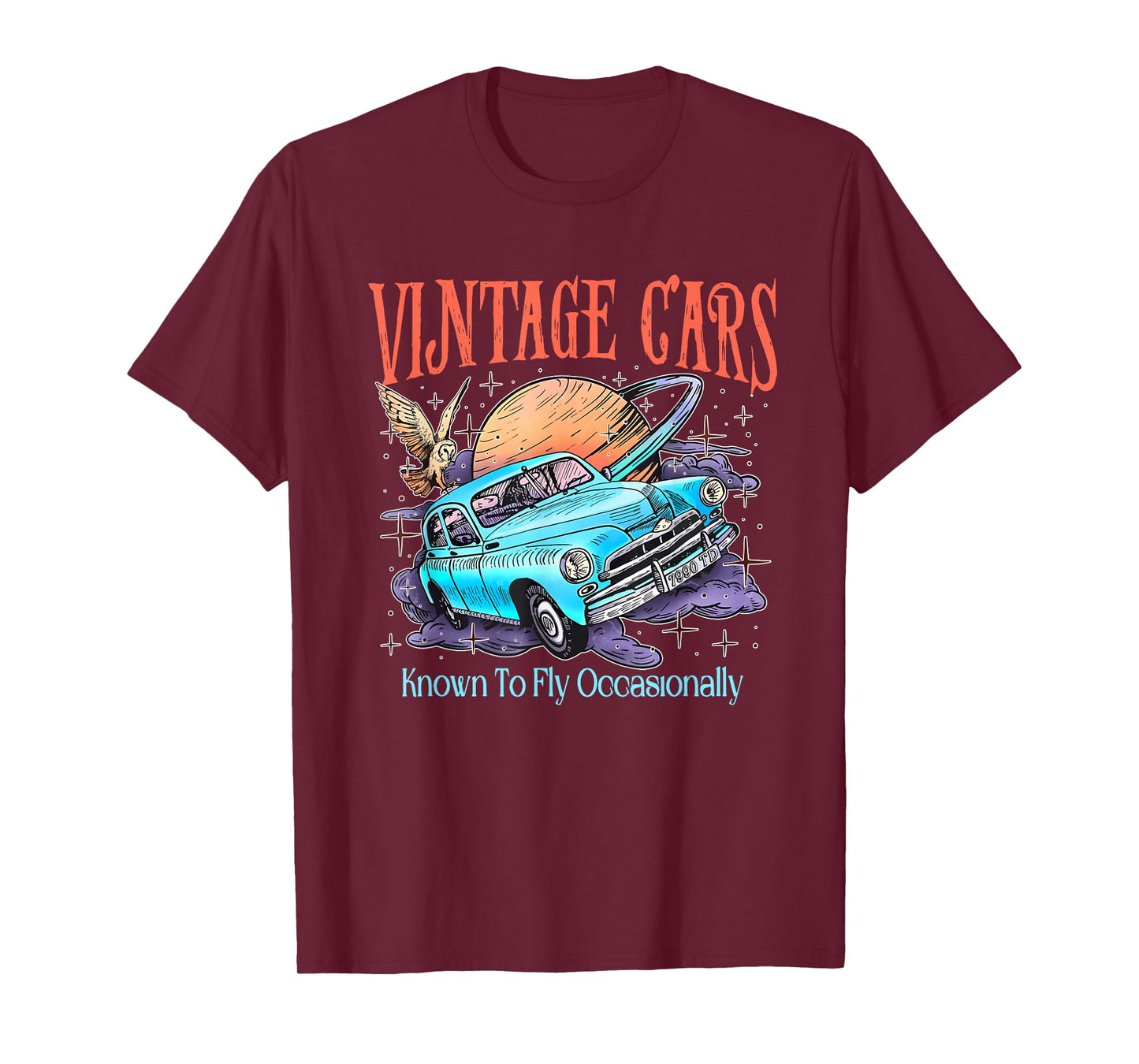 Weasley's Vintage Cars Known To Fly Occasionally Quote T-Shirt