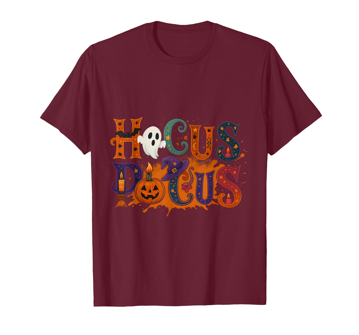 Whimsical Spooky Vibes Cute Fall Magic Aesthetic T-Shirt