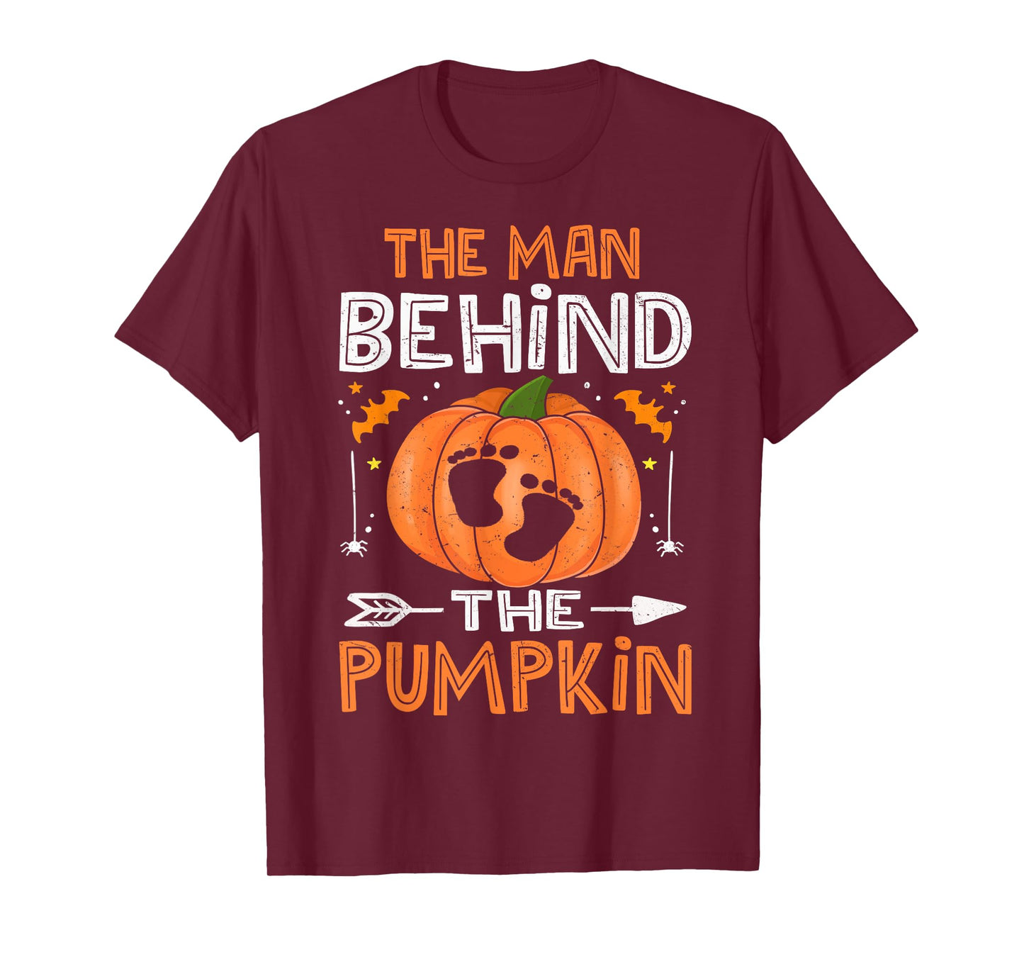 Daddy Halloween Pregnancy Shirt, The Man Behind The Pumpkin T-Shirt
