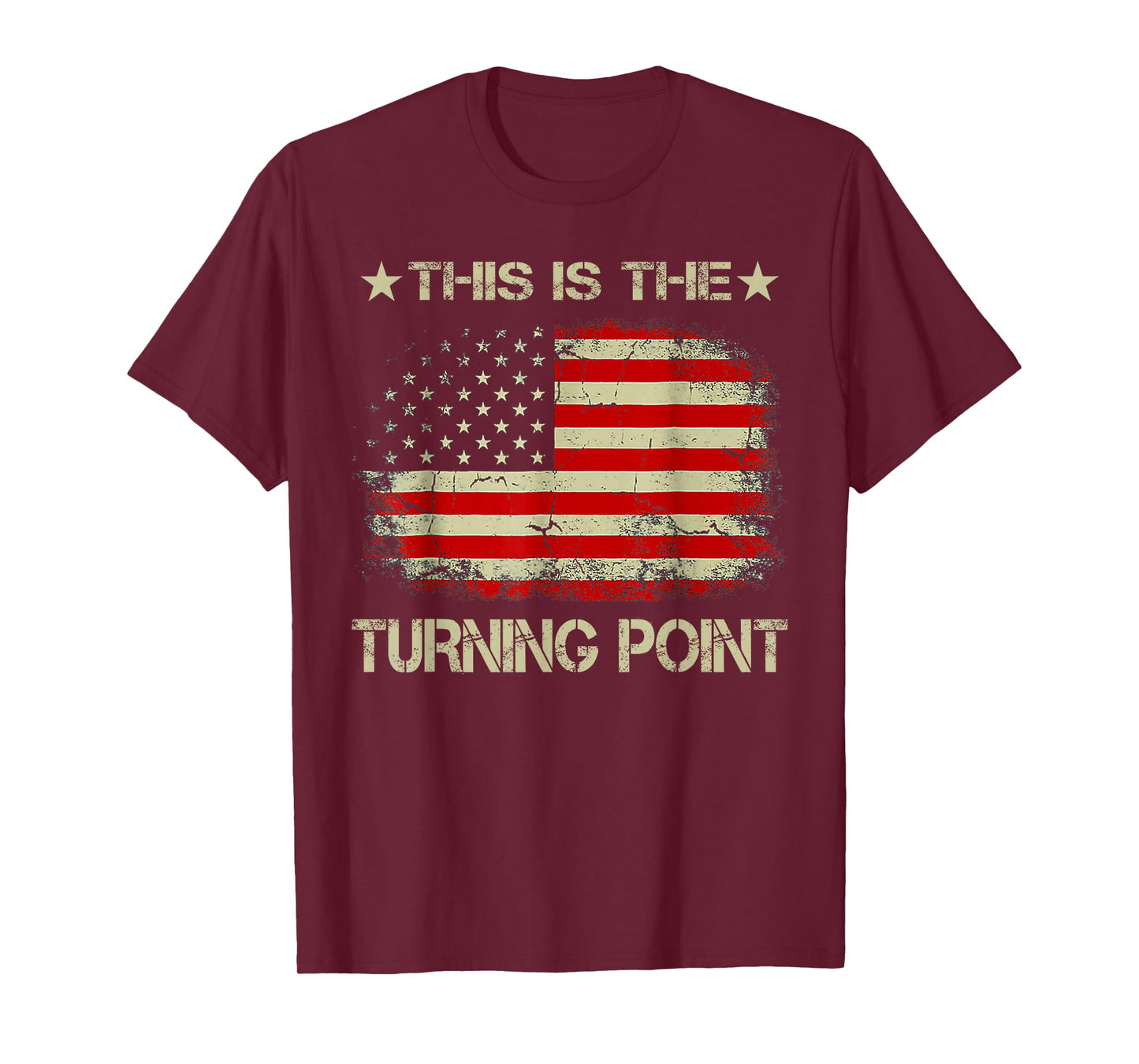 This is The Turning Point American Flag Vintage Tee T-Shirt