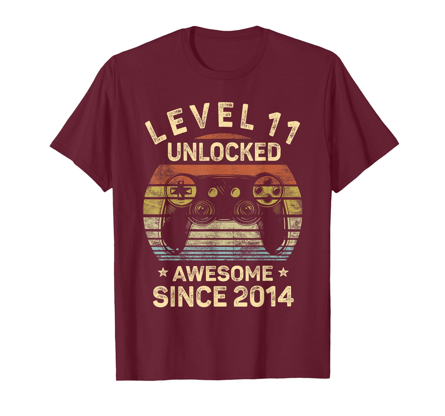 Level 11 Unlocked 11th Birthday 11 Year Old Gifts Gamer Bday T-Shirt