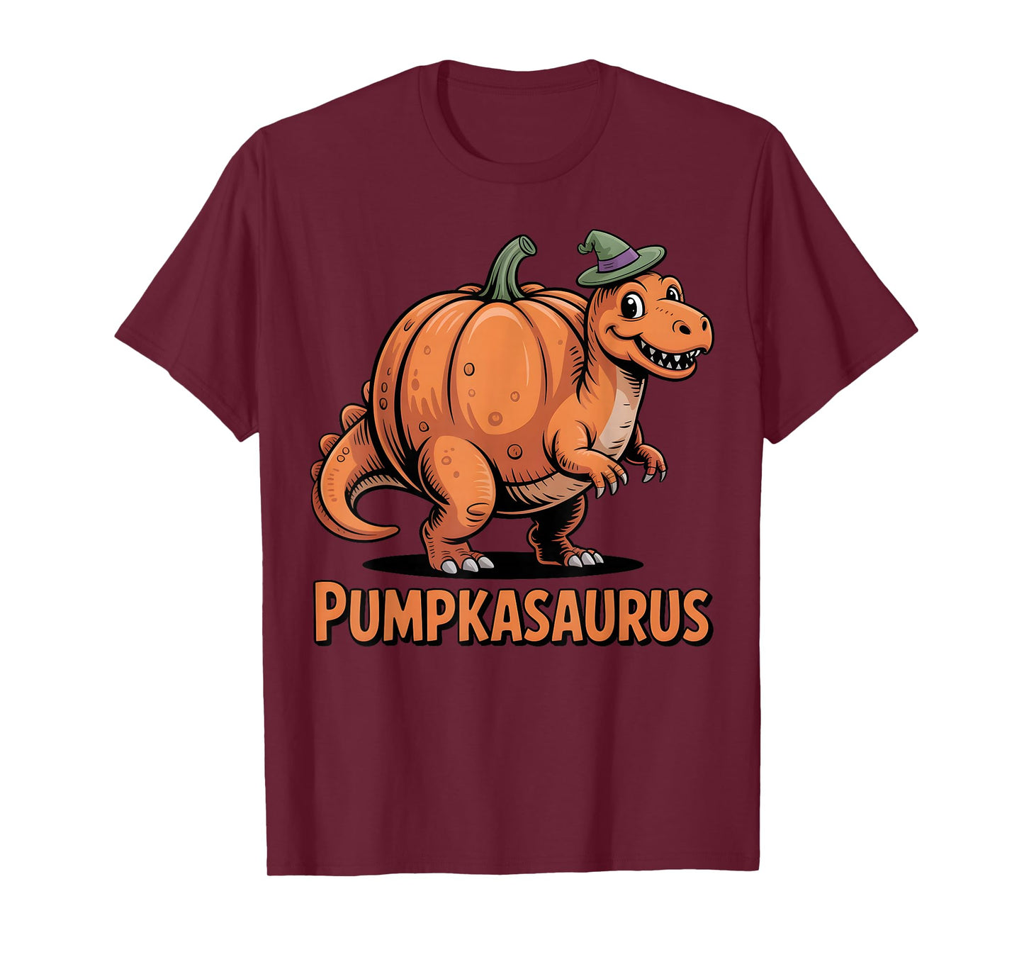 Halloween Pumpkin Dino Pumpasaurus Costume Boys Kids Toddler T-Shirt