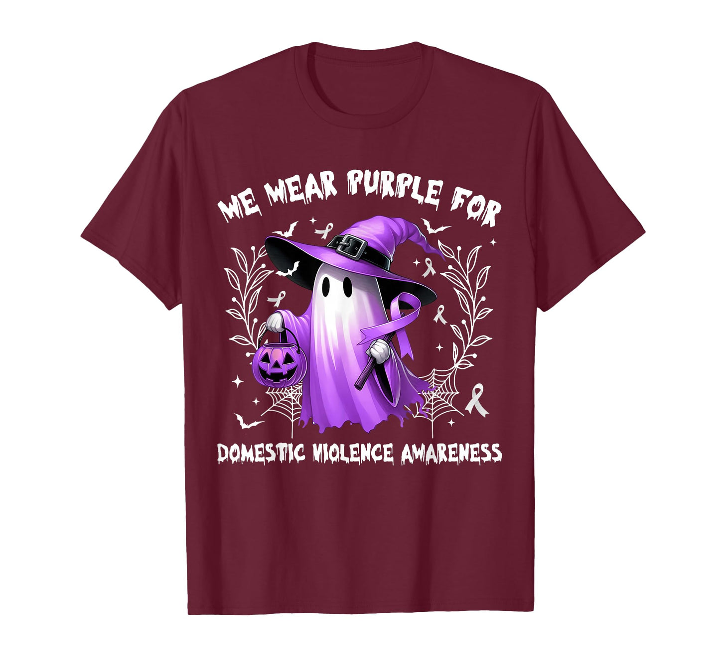 We Wear Purple for Domestic Violence Awareness Costume T-Shirt