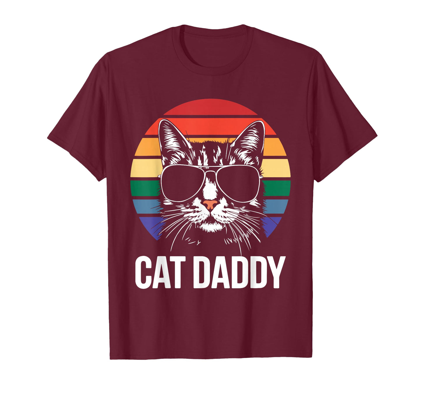 Cat Daddy Shirt Best Cat Dad Ever Men Fathers Day T-Shirt