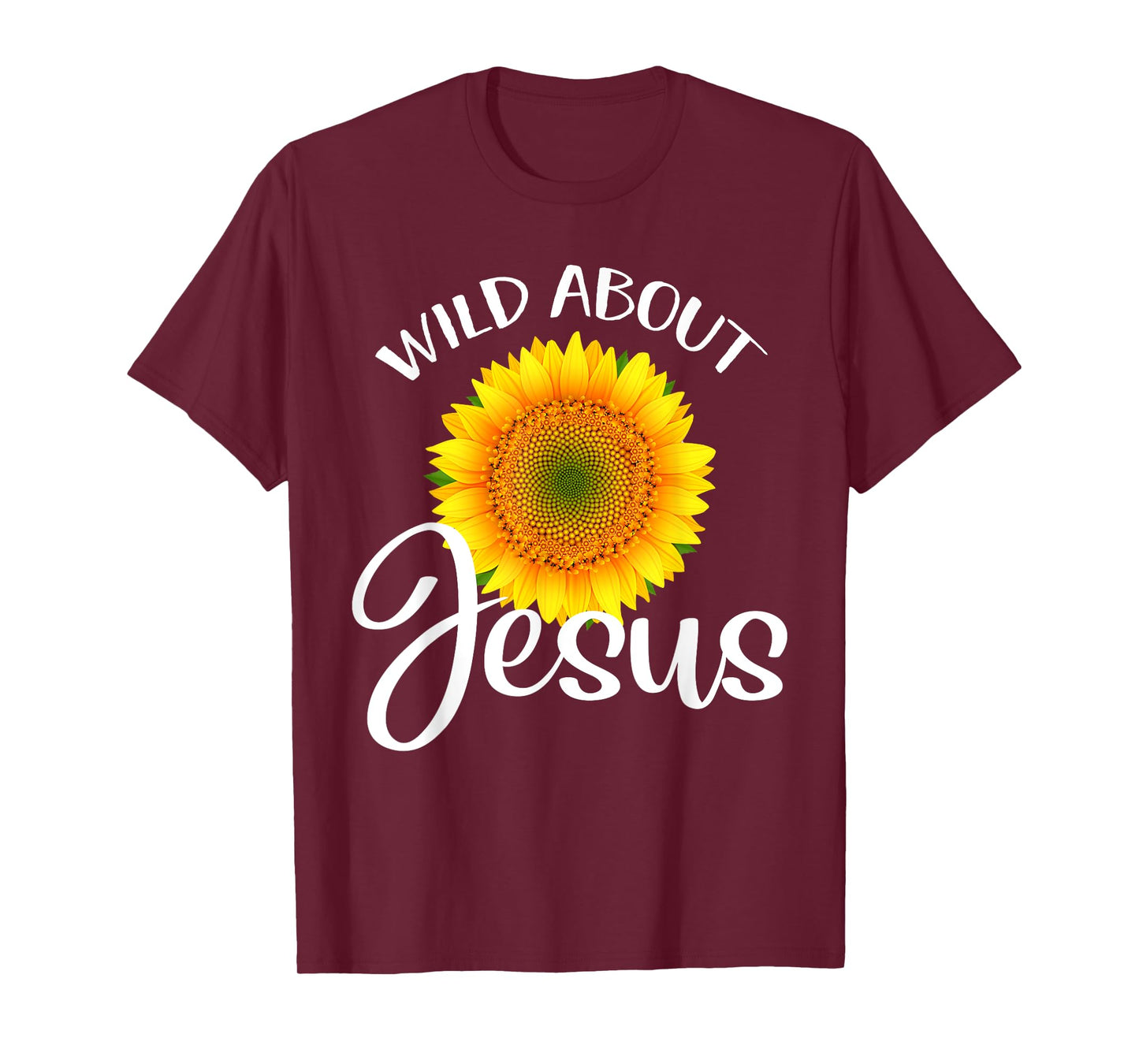 Wild About Jesus Shirt Sunflower VBS Sunday School Teacher T-Shirt for Men Women