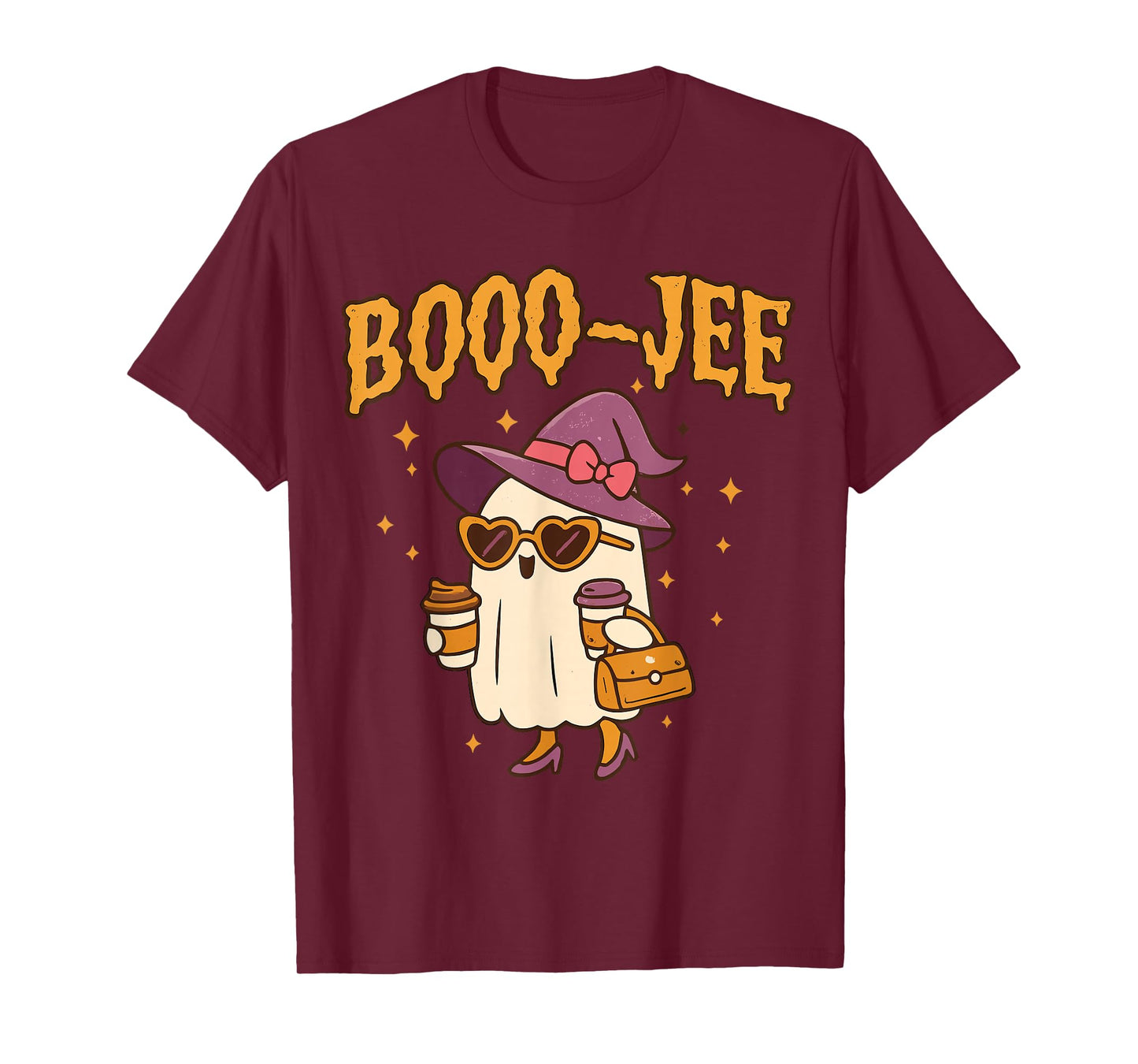 Boojee Bougie Witch Ghost Halloween Costume T-Shirt