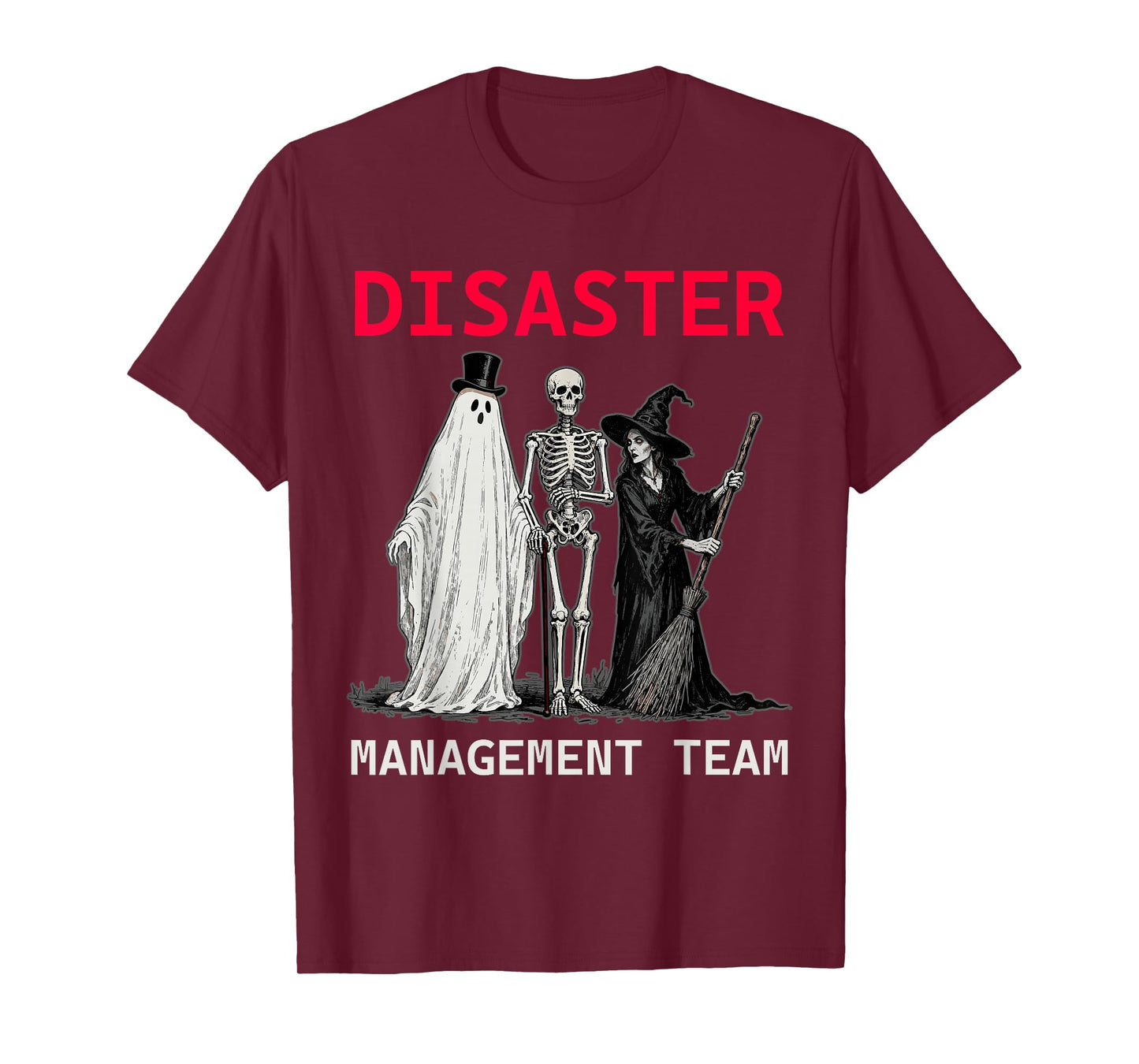 Gothmas Gothic Academia Halloween Christmas Disaster Team T-Shirt