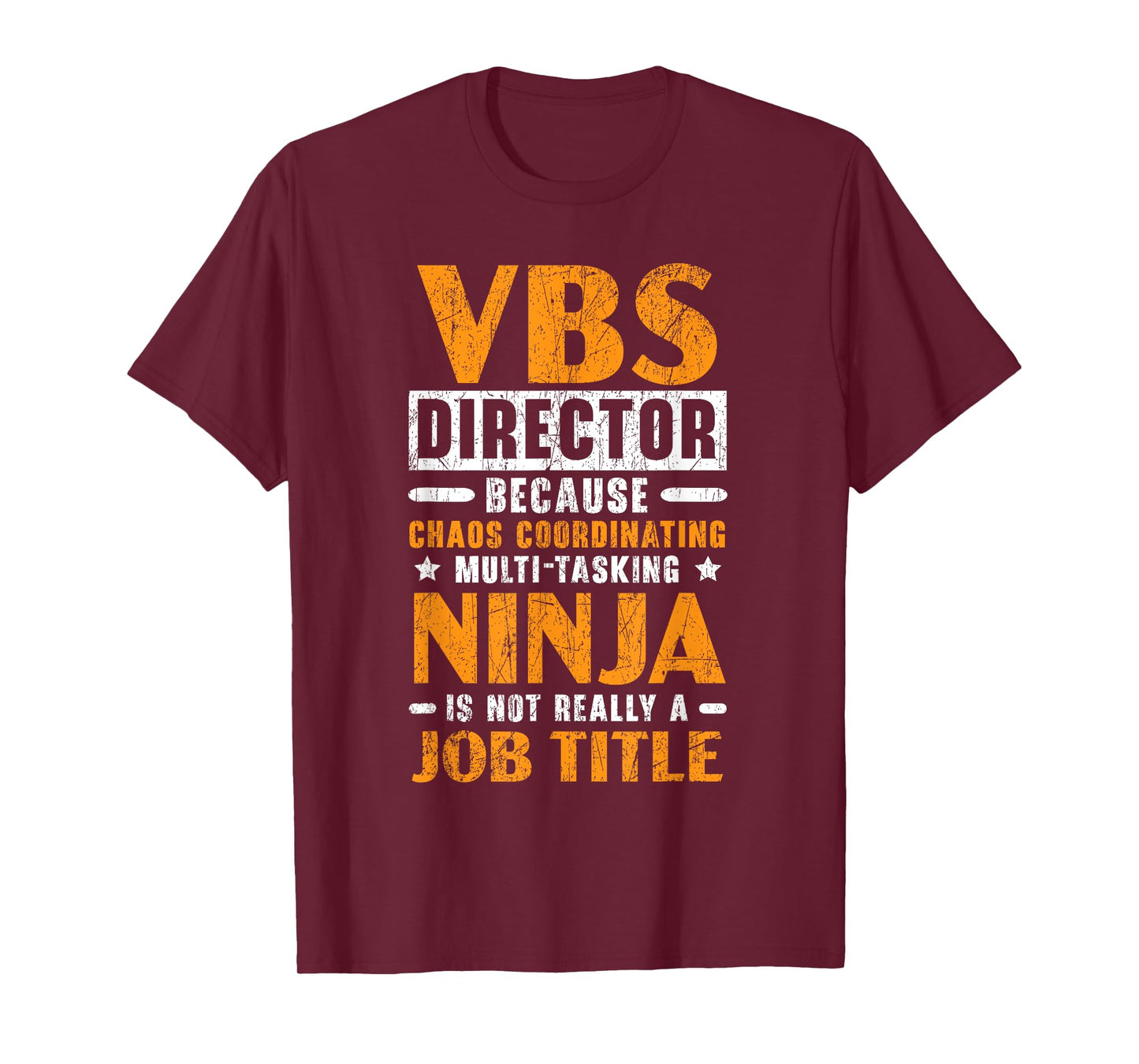 VBS Director Vacation Bible School Christian Teacher Men Women T-Shirt