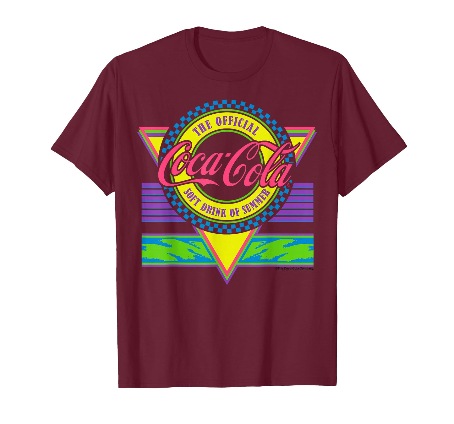 Coca-Cola The Official Soft Drink Of Summer Retro Logo T-Shirt