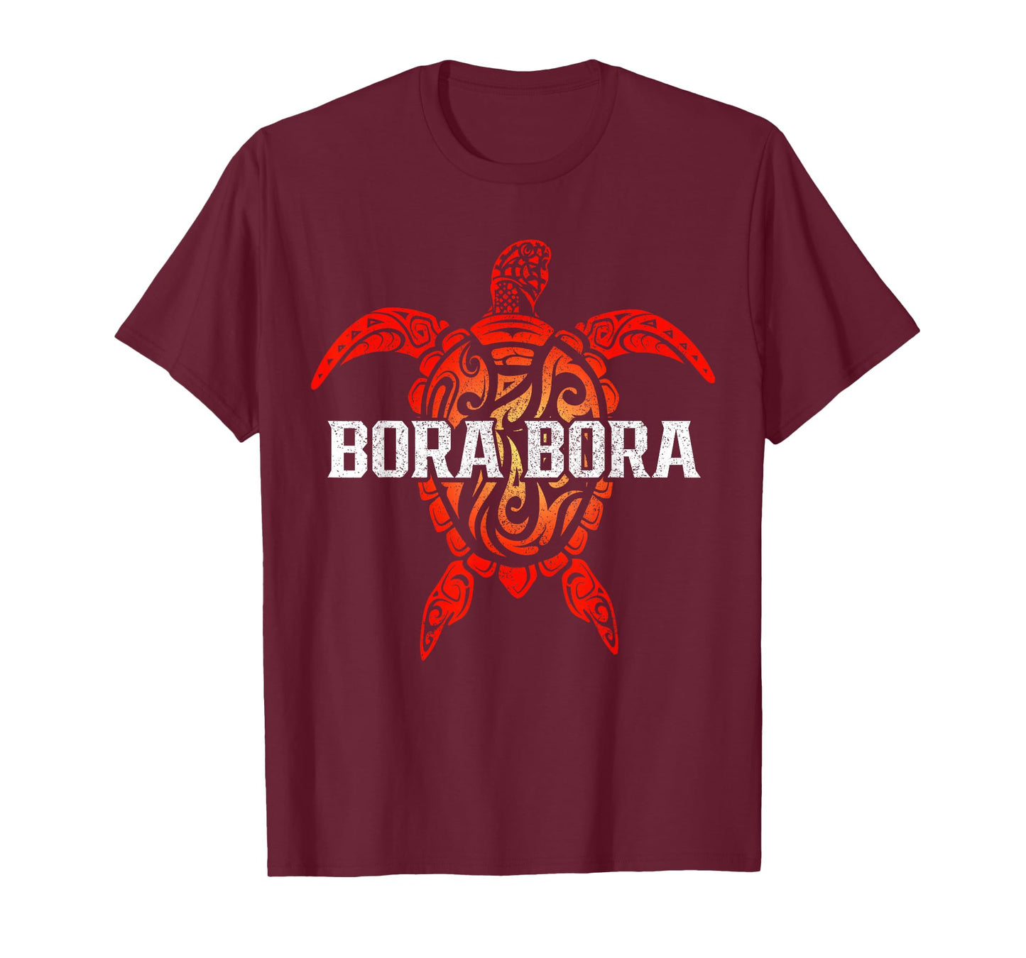 Bora Bora Tahiti French Polynesia Tribal Sea Turtle Souvenir T-Shirt