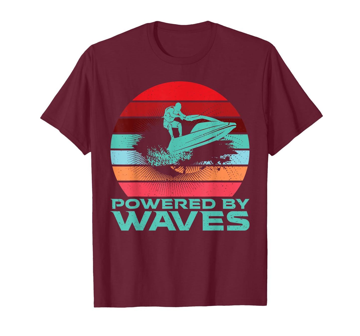Powered by Waves Jetski T-Shirt