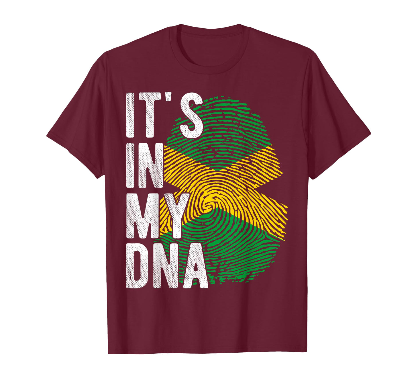 It's in My DNA Jamaica Flag Jamaican Independence Day Proud T-Shirt