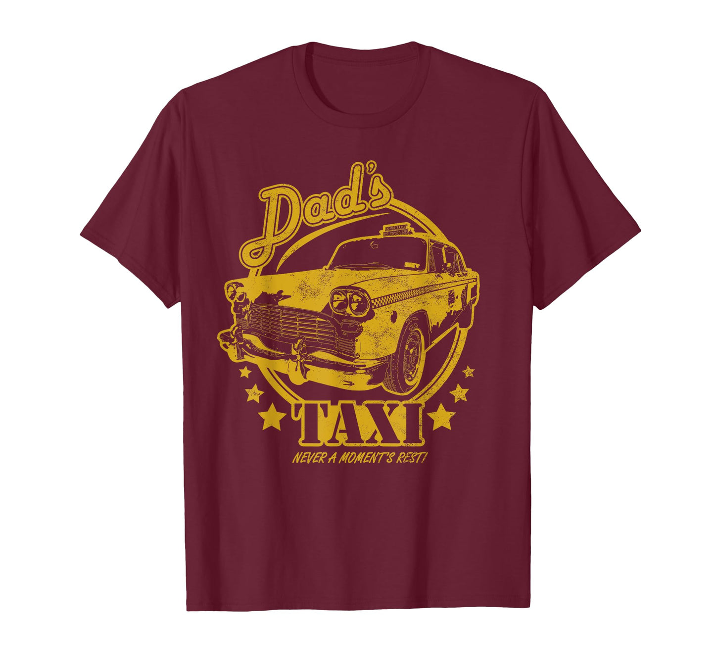 Dad's Taxi - Funny Yellow Taxi Cab T-Shirt