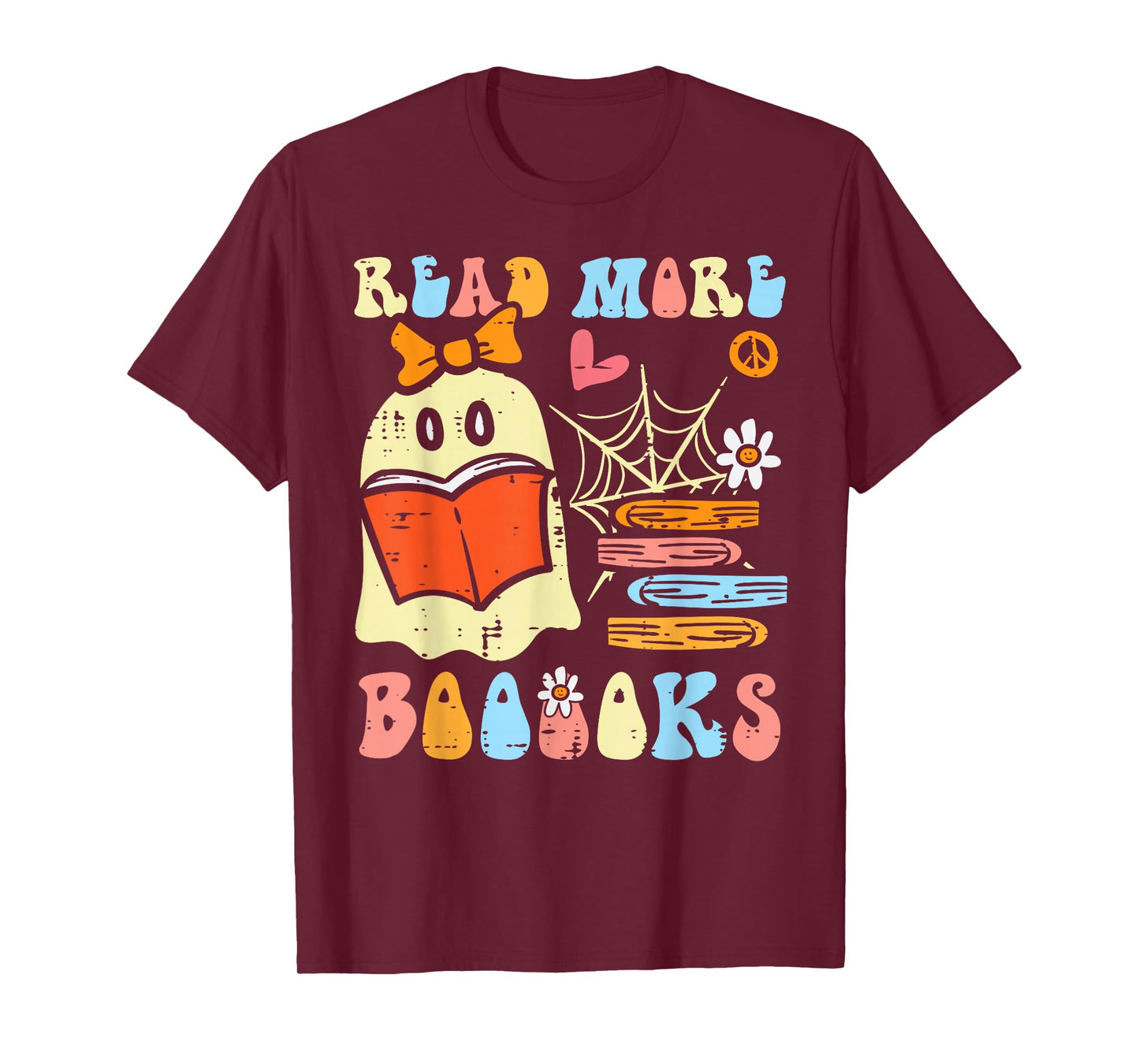 Halloween Teacher Read More Books Librarian Costume Women T-Shirt