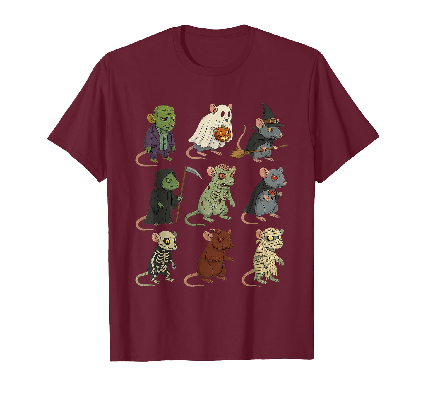 Rat Spooky Witch Boo Zombie Halloween Boys & Girls T-Shirt