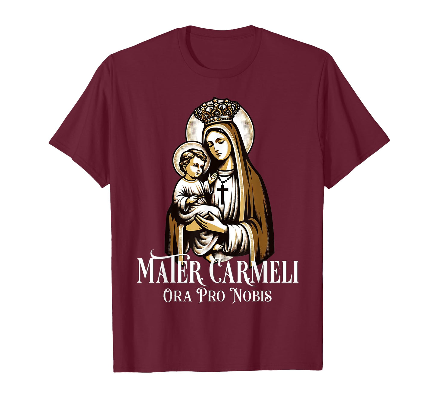 Our Lady of Mount Carmel Marian Catholic T-Shirt