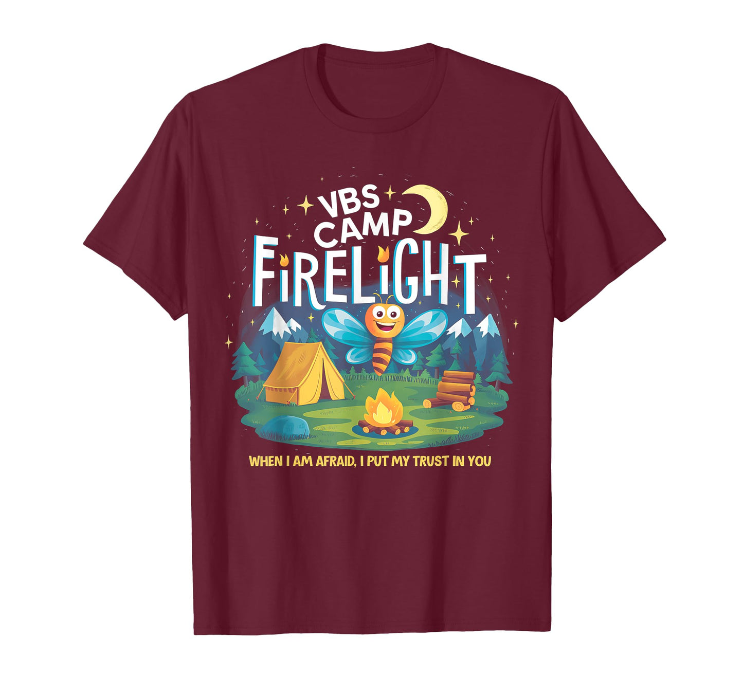 Camp Firelight VBS Camp Vacation Bible School Firework 2024 T-Shirt