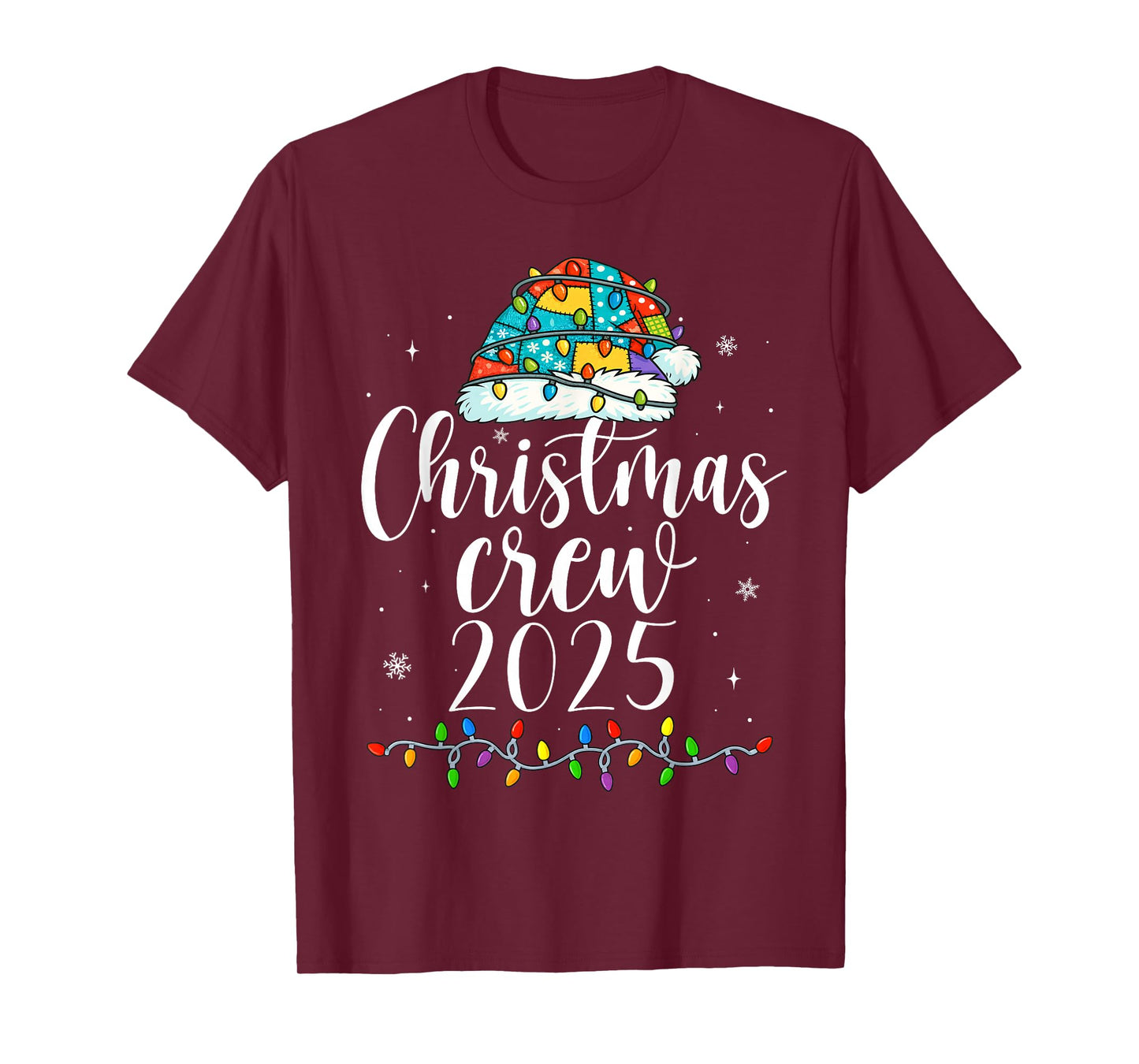 Family Christmas Crew 2025 Matching Xmas Men Women Kids T-Shirt
