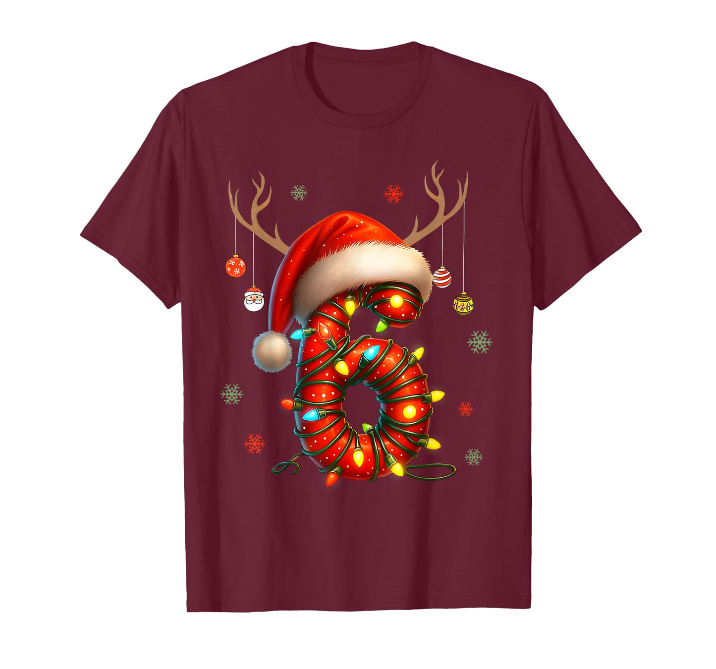 6 7 Six Seven Gen Z Alpha Merry Christmas Holiday Couples T-Shirt
