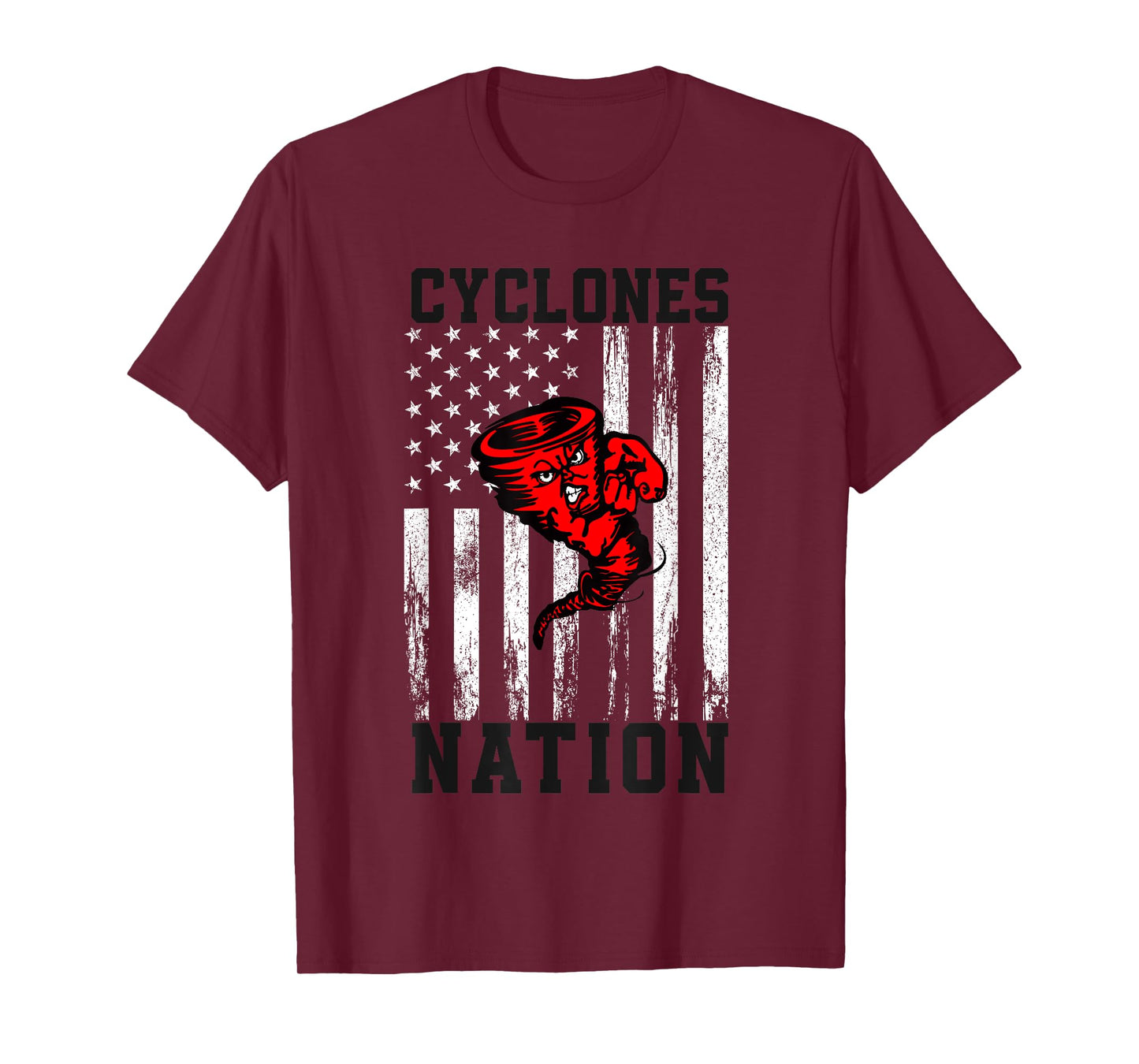 Harlan Community Cyclones Logo Nation HS T-Shirt