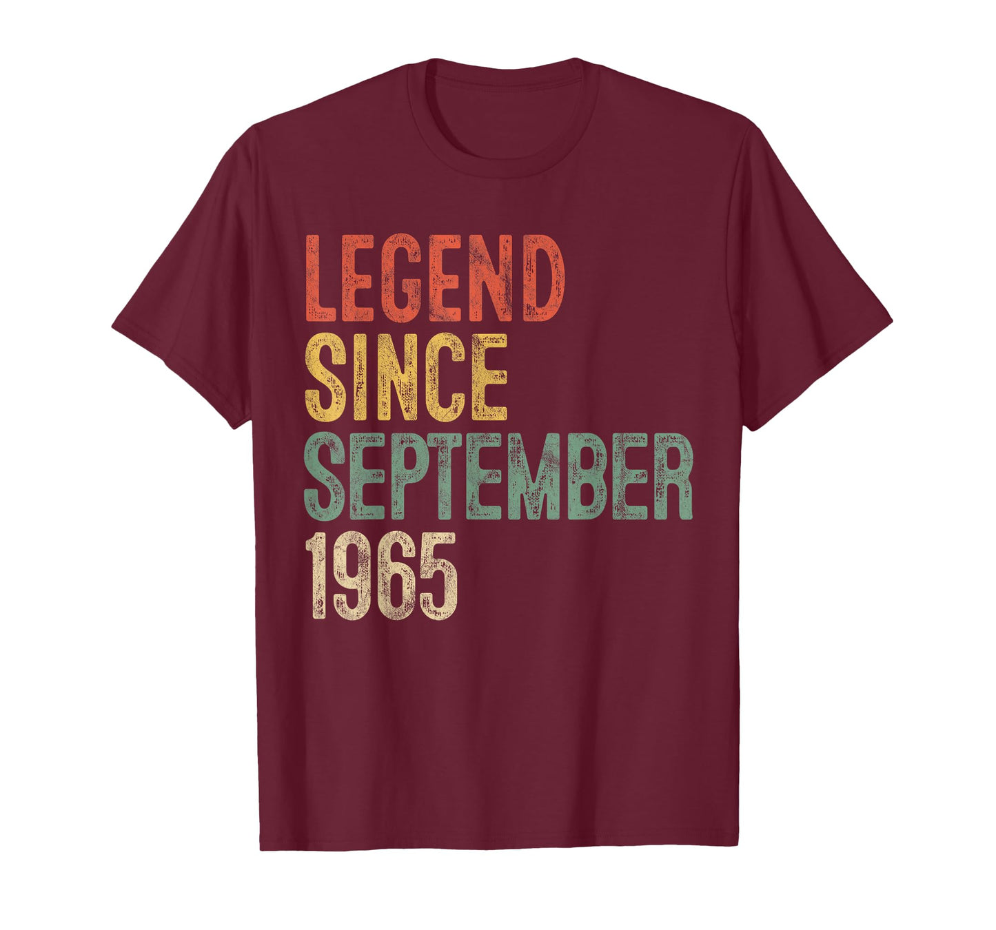 Legend 1965 60th Birthday Gifts for Men Women 60 Year Old T-Shirt