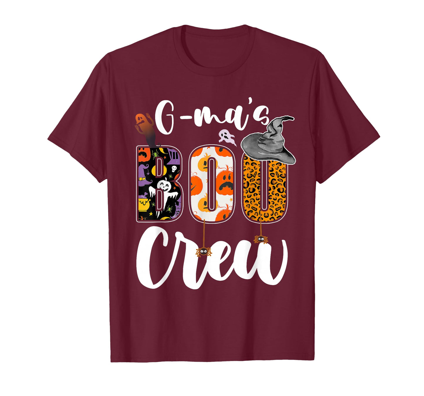 G-ma's Boo Crew Halloween Grandma Grandkids Matching T-Shirt