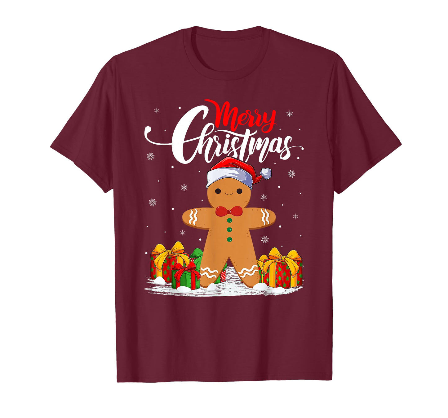 Merry Christmas Gingerbread Cookie Baking Team Xmas T-Shirt