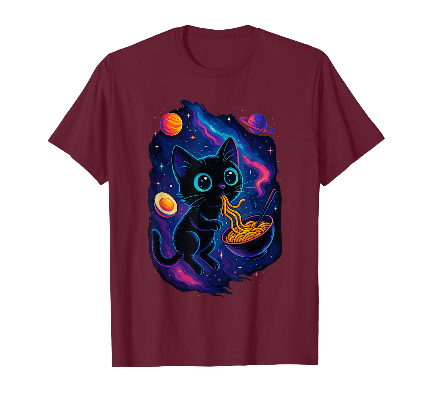 Cat Ramen Shirt, Vintage Japanese Ramen Lovers T-Shirt