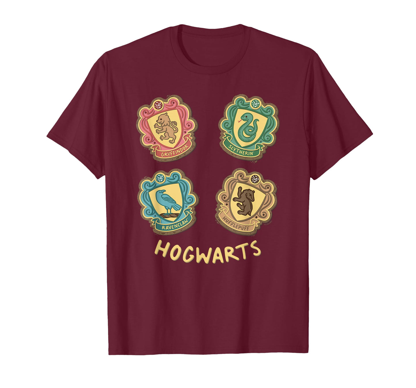 Harry Potter Christmas Gingerbread Cookies Houses Hogwarts T-Shirt