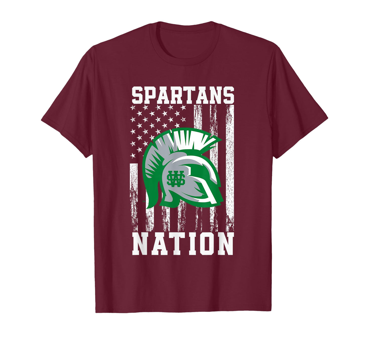 White Station Spartans Logo Nation HS T-Shirt