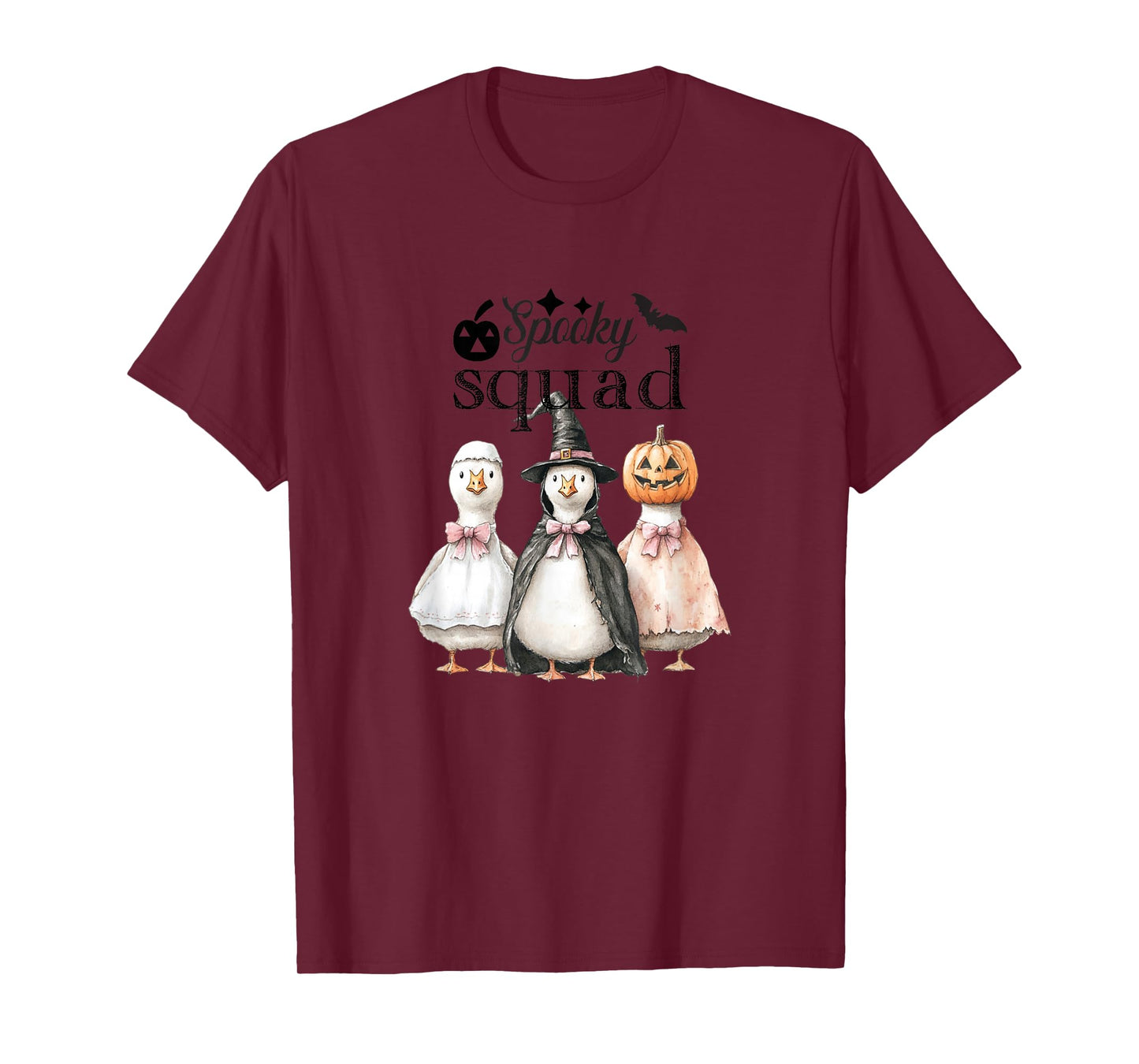 Funny Halloween Duck, Witch, Pumpkin, Ghost Cute Pet Costume T-Shirt