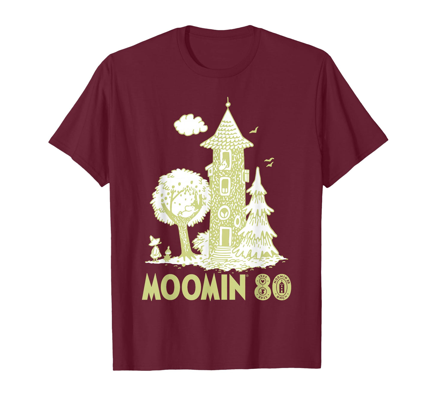 Moomin 80th Anniversary Moomin House Scene T-Shirt
