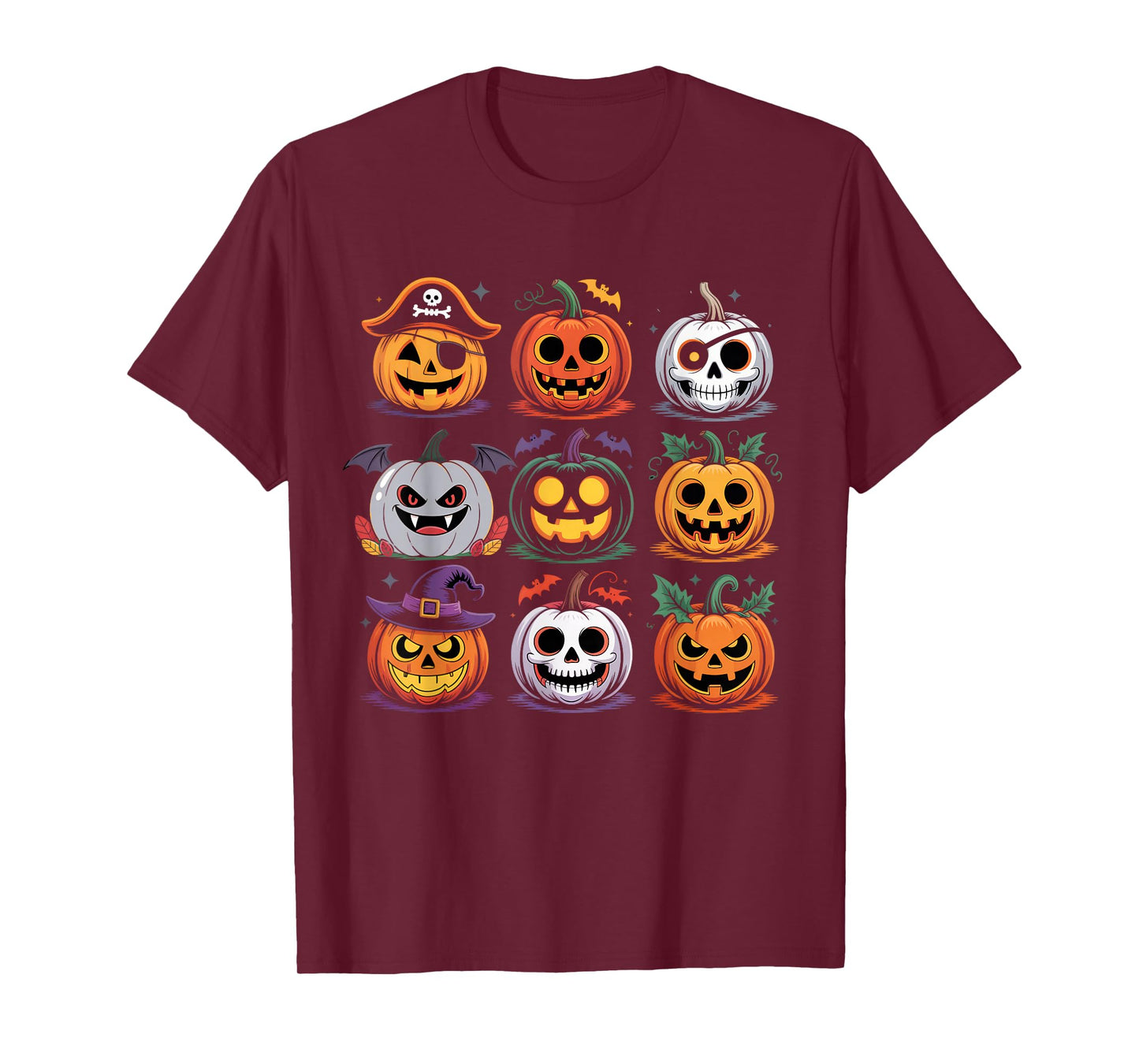 Spooky Pumpkins Faces Family Matching Halloween Costume 2025 T-Shirt