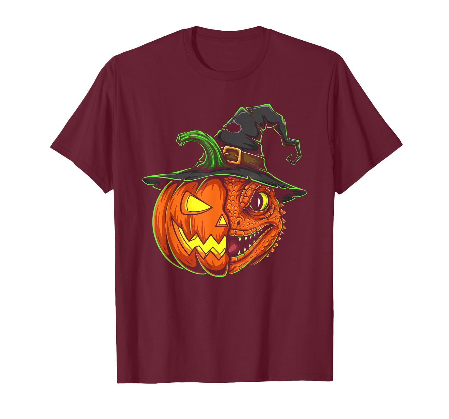 Lizard Pumpkin Jack O Lantern Halloween Kids Mens Womens T-Shirt