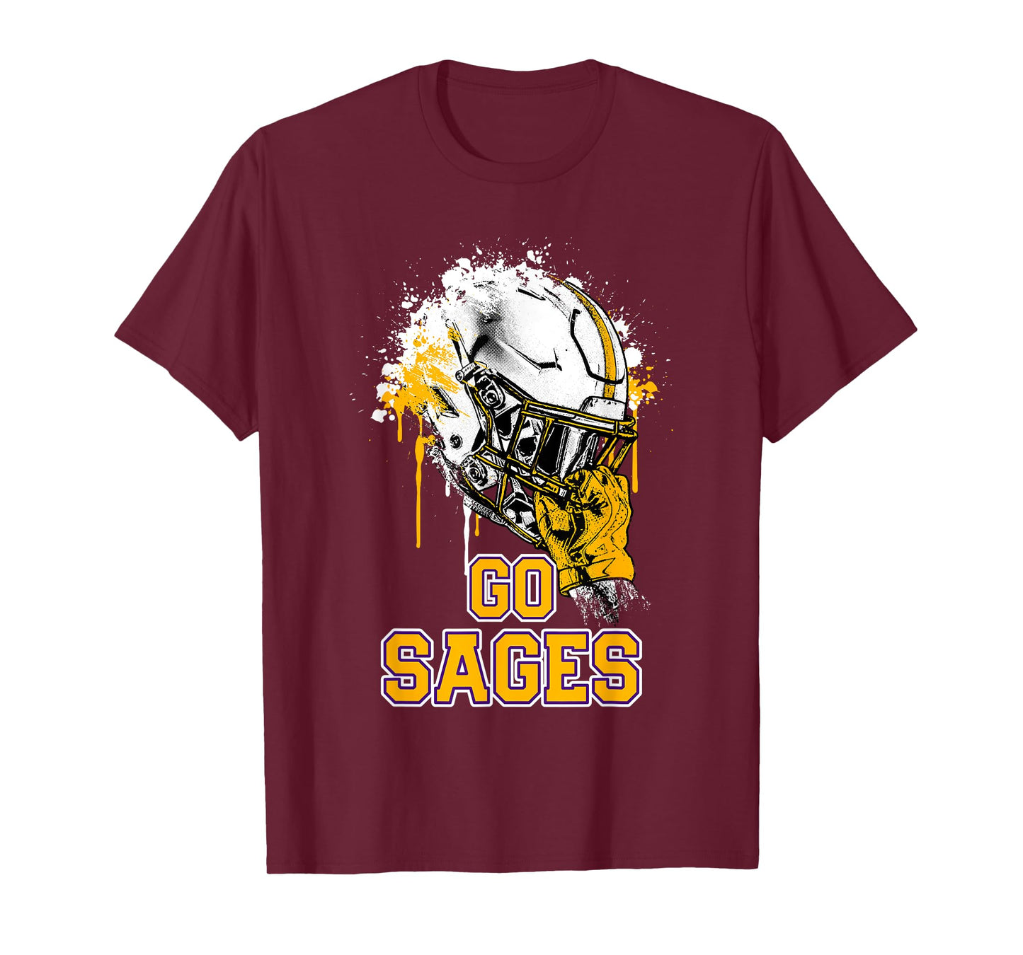 Monticello Sages Rising Helmet GO! T-Shirt