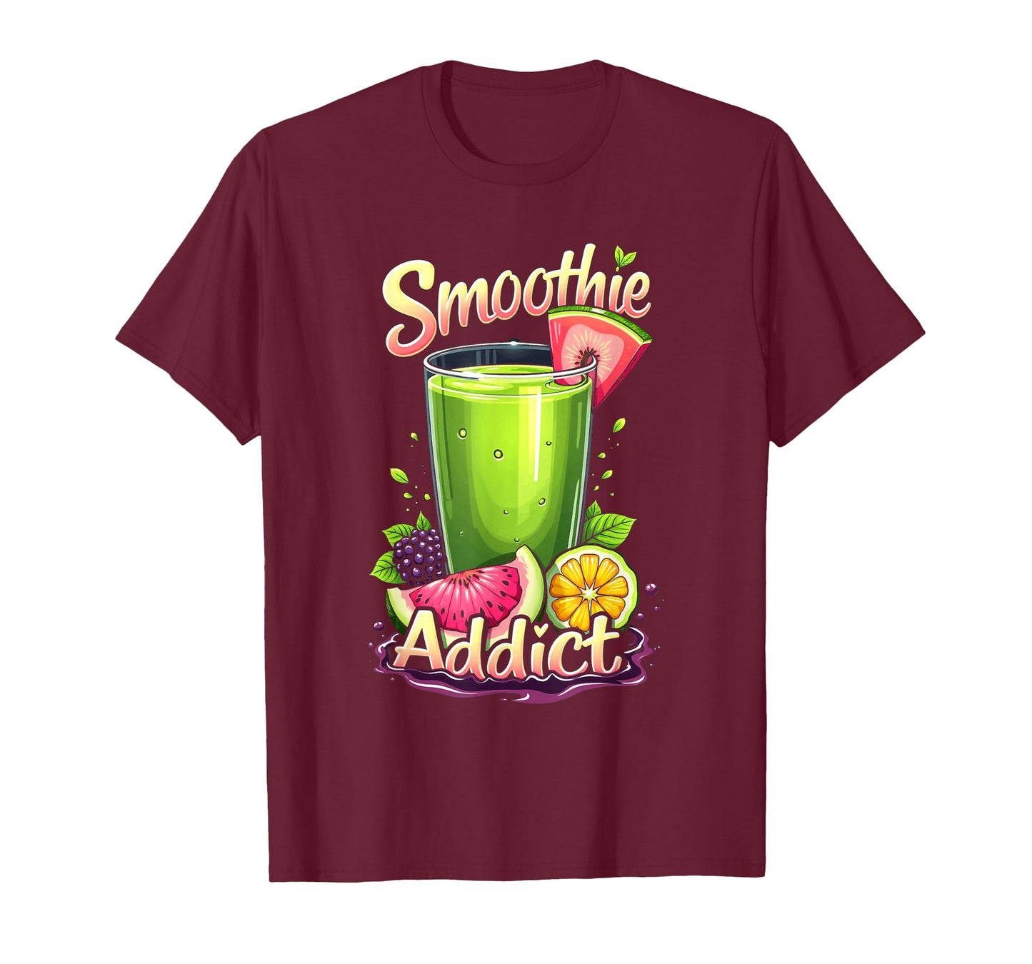Smoothie Addict Health Drink Vegan Life T-Shirt