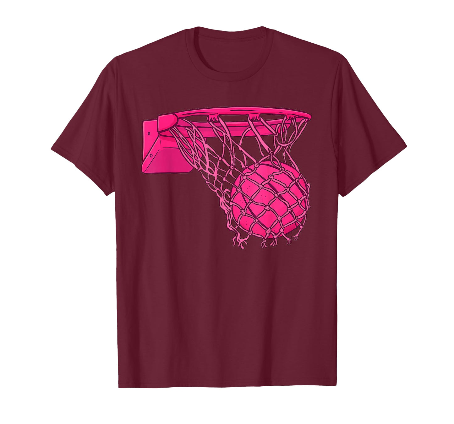 Vintage Pink Basketball Toddler For Women Girl T-Shirt