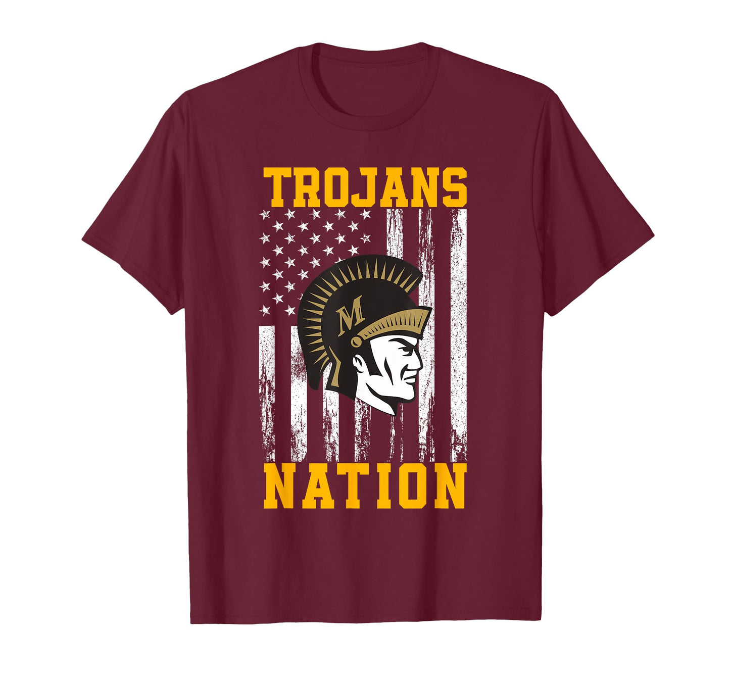 Millington Central Trojans Logo Nation HS T-Shirt