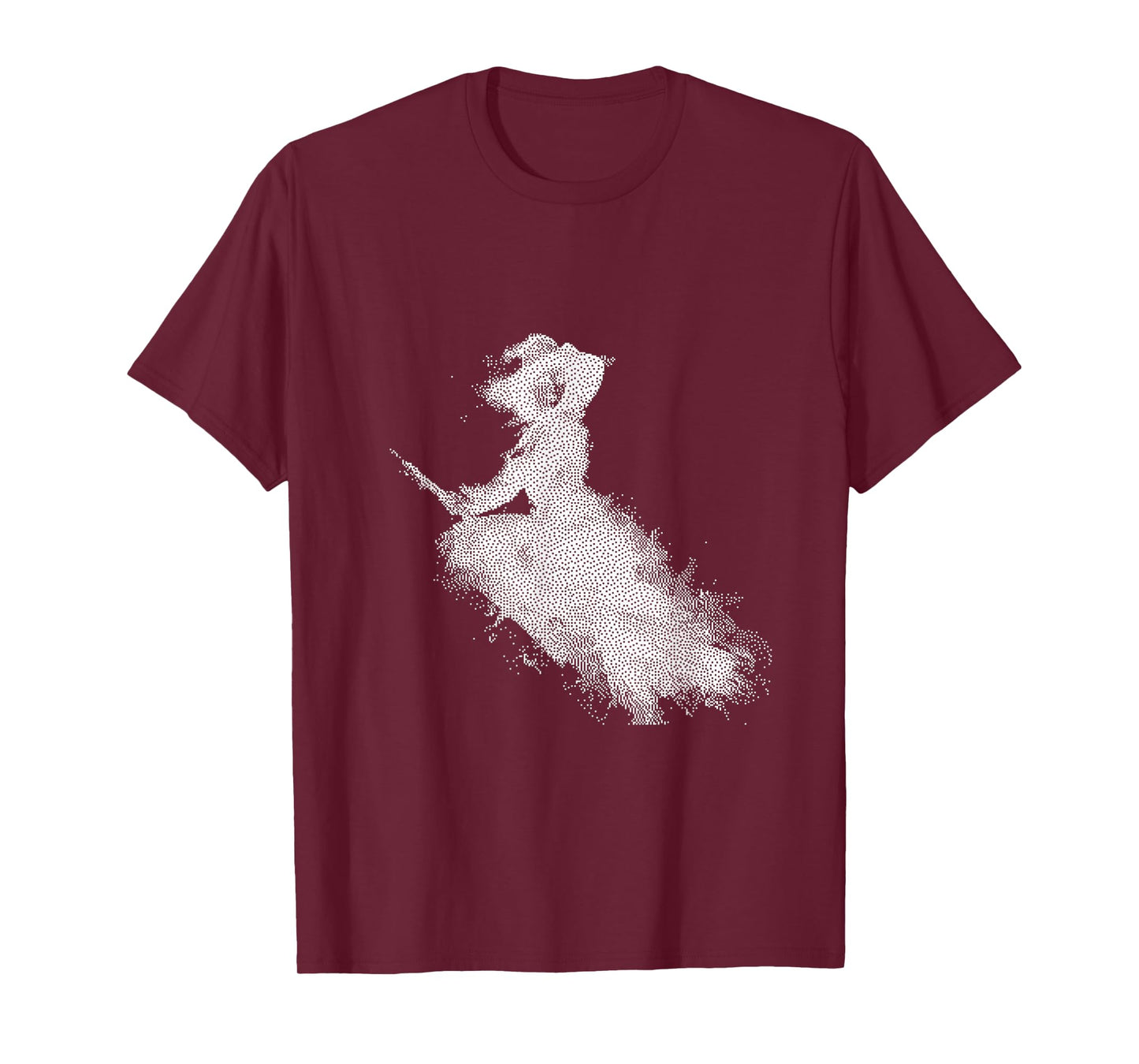 Enchanted Witch Flying Broom Halloween T-Shirt