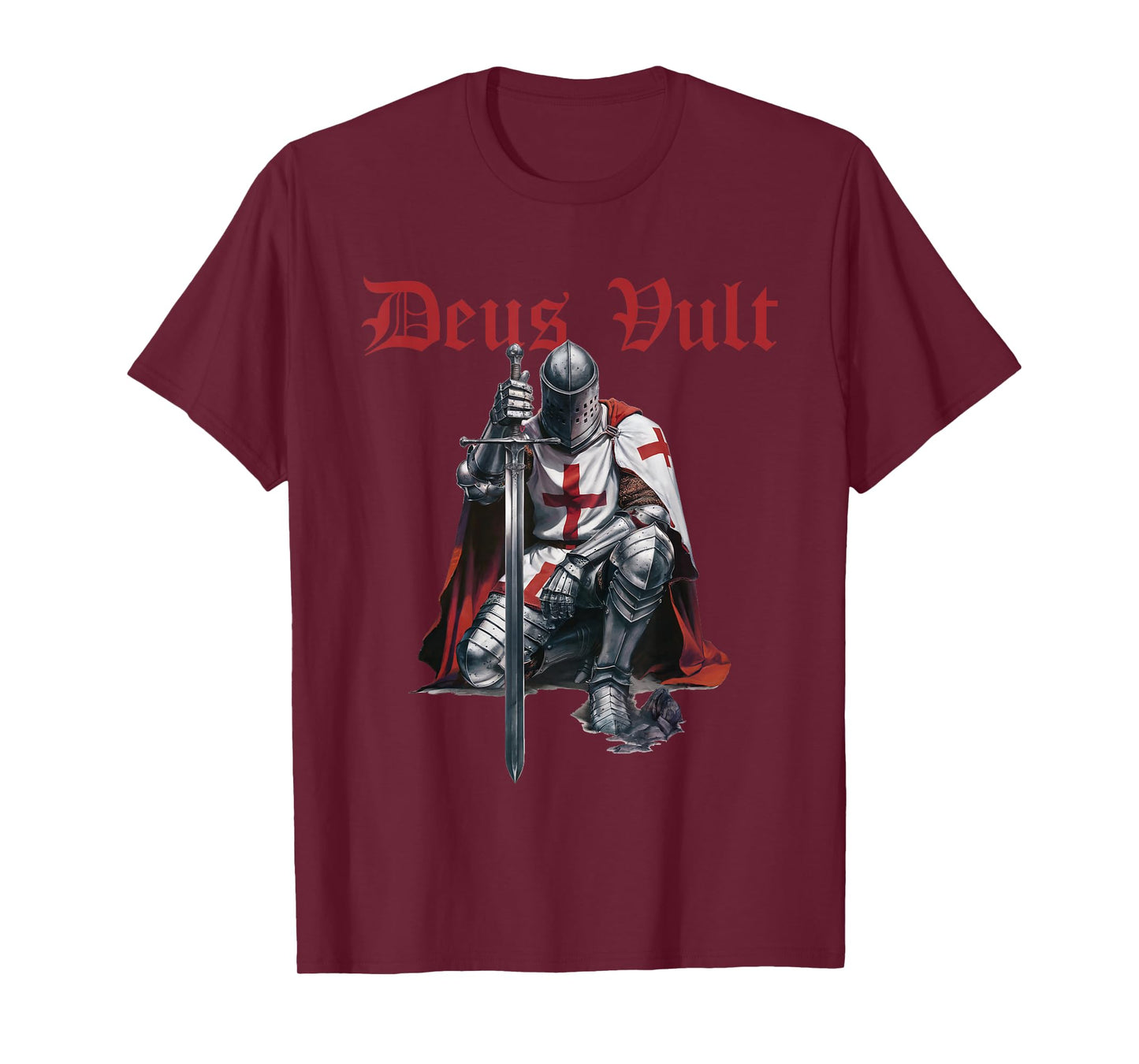 Deus Vult Knights Templar Crusades T-Shirt