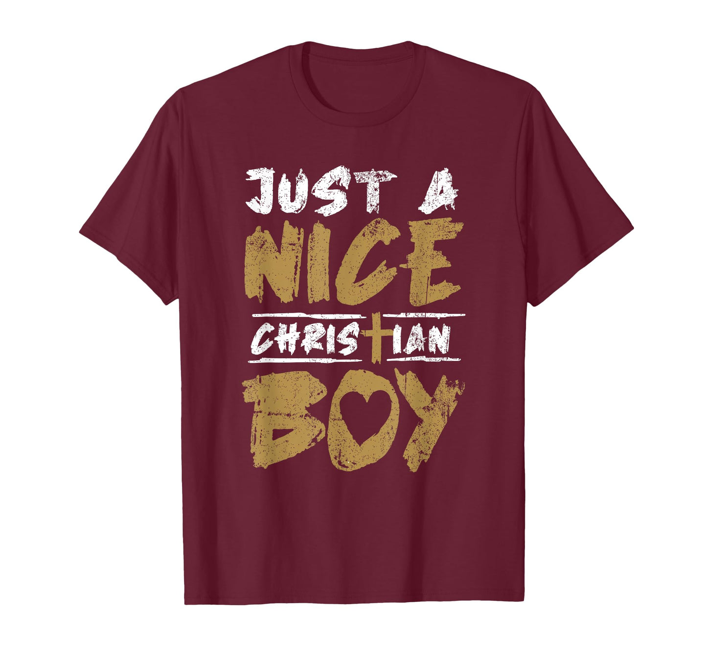 Religious Mens Teen Boys Kids Just a Good Ole Christian Boy T-Shirt