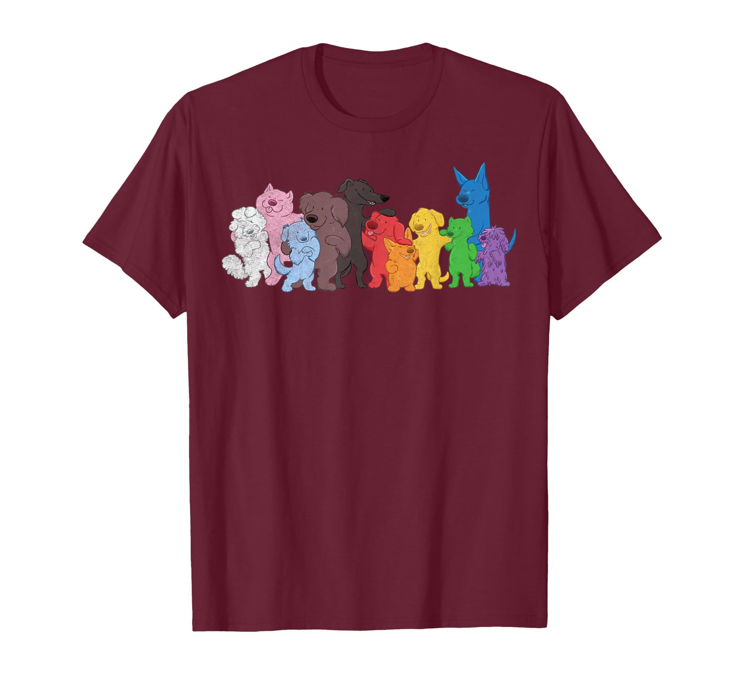 Pride LGBT Shirt Progress Pride Puppies Dog Vintage T-Shirt