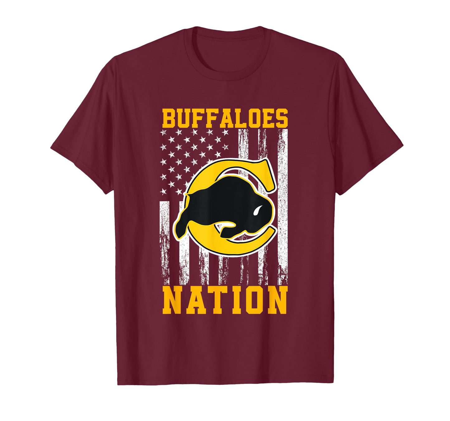 Caliche Buffaloes Logo Nation HS T-Shirt