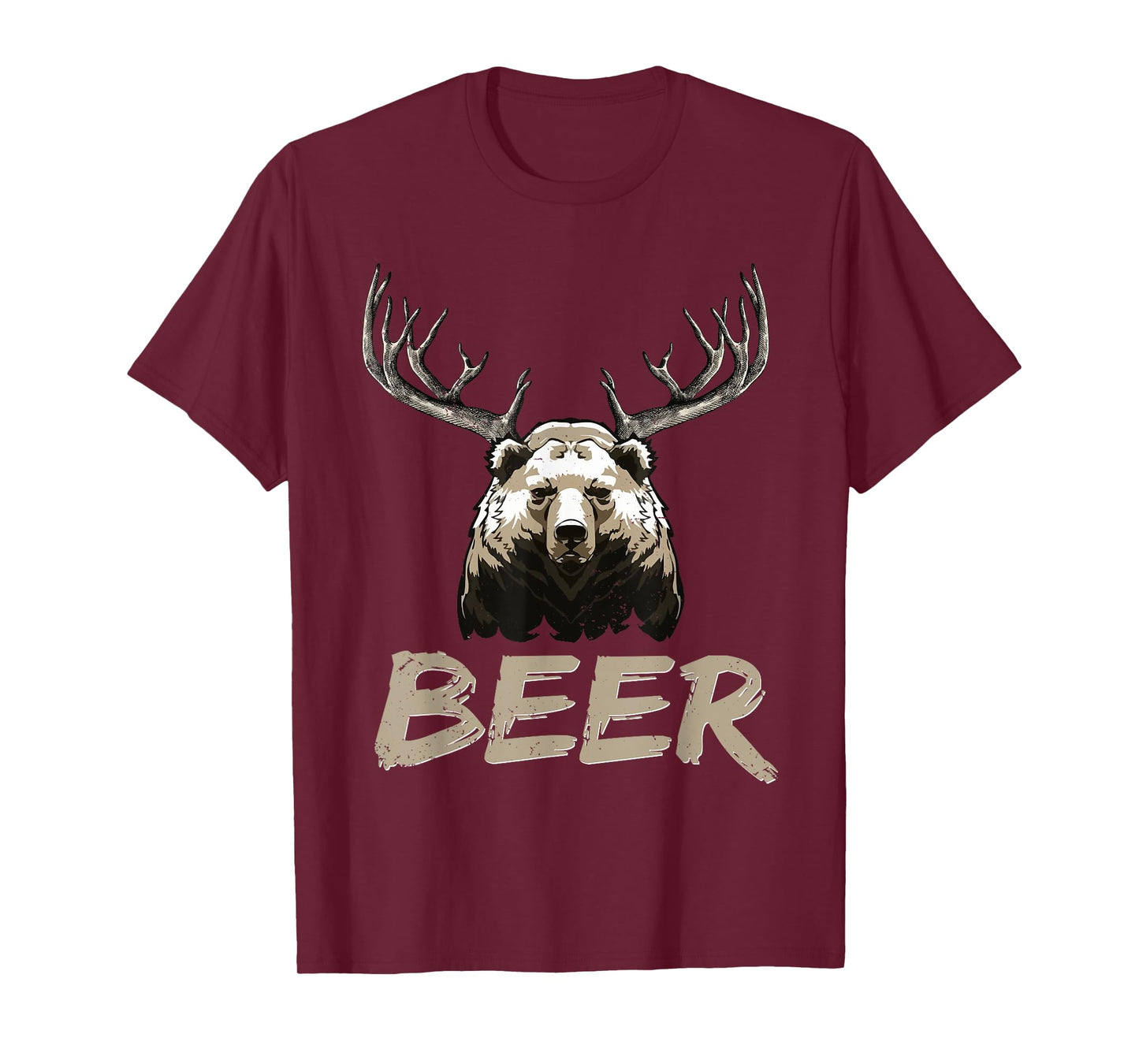 Bear Deer Beer Beer Lovers Drinkers Men Women T-Shirt