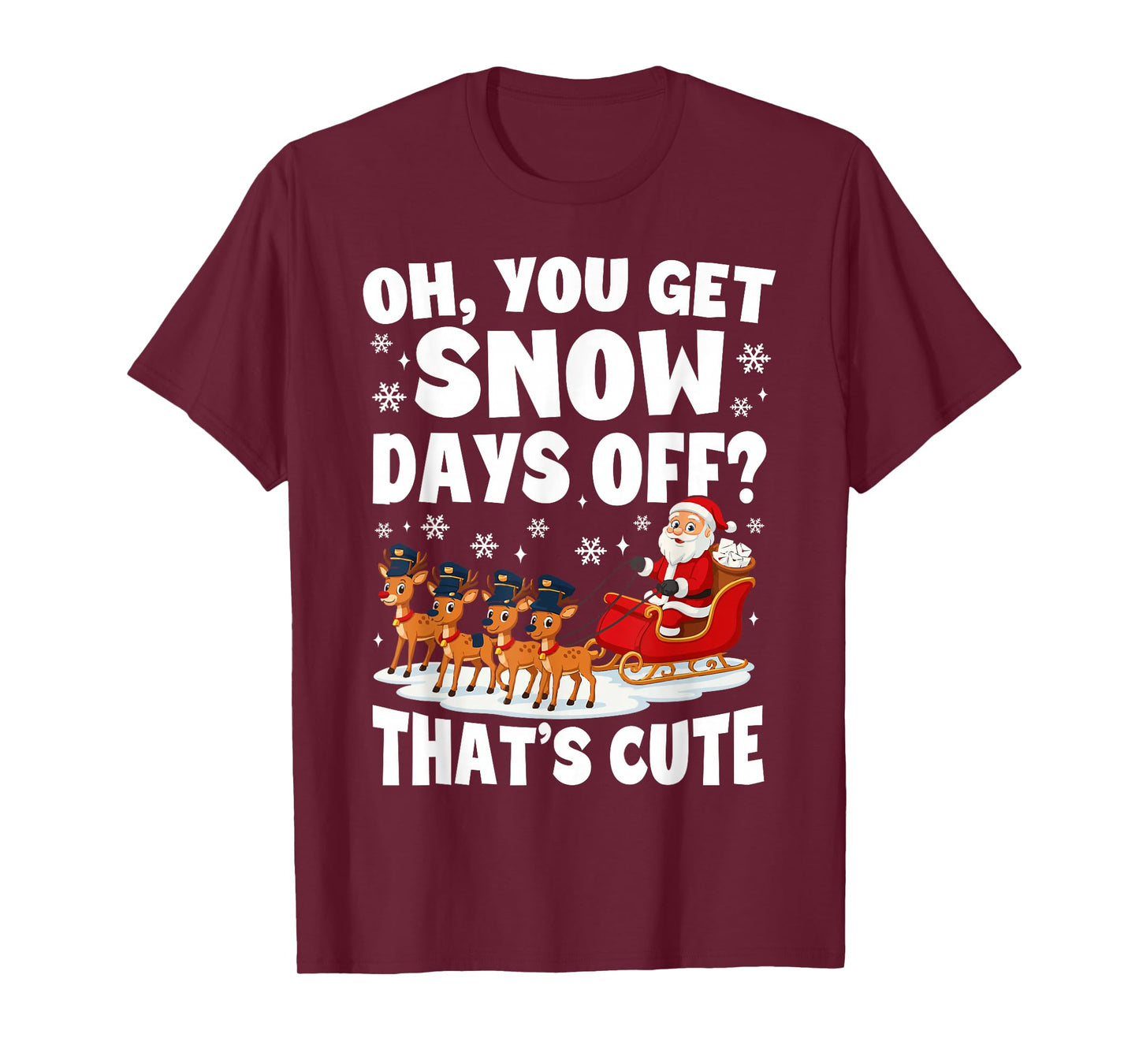 Mail Carrier Mailman Funny Postal Worker Christmas T-Shirt