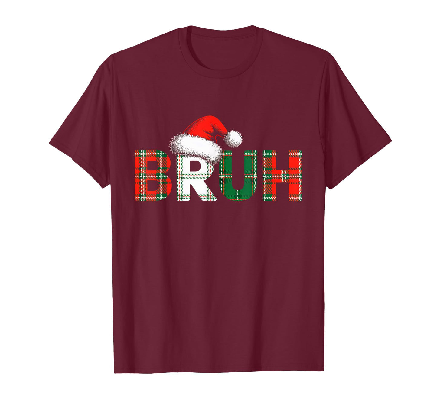 Bruh Funny Christmas Meme Xmas Teens Boys Kids Xmas Pajamas T-Shirt