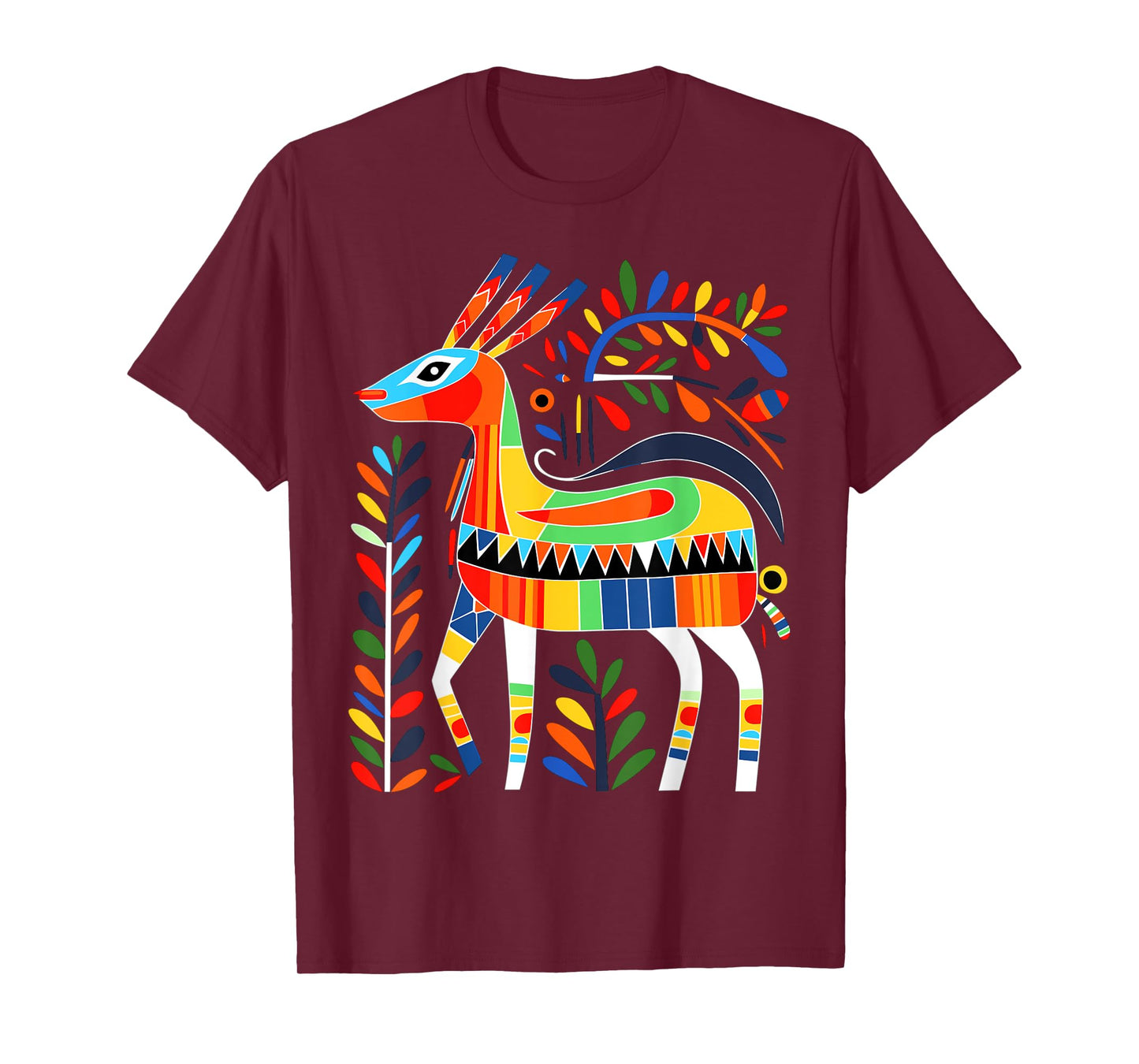 Native American Deer Pacific Northwest Coastal Art T-Shirt