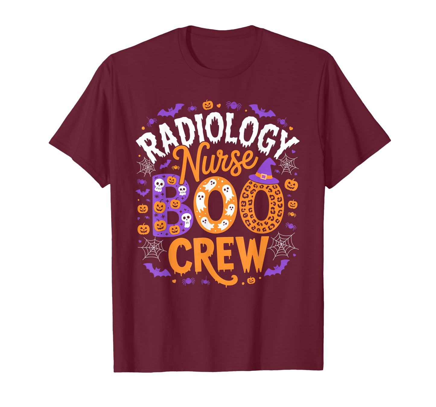 Radiology Nurse Boo Crew Halloween Spooky Outfit Hospital T-Shirt