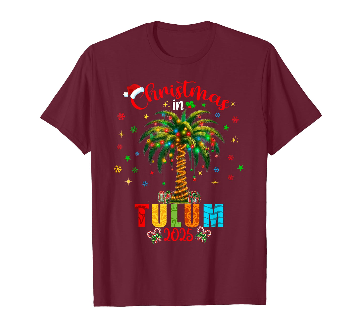 Mexico Cancun Cabo Christmas Trip Family Reunion Tropical T-Shirt