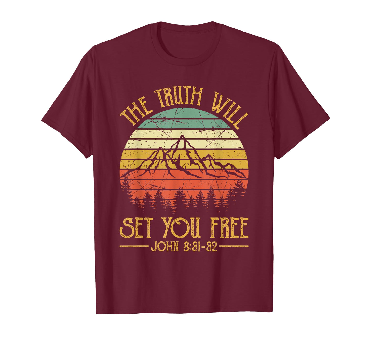 Truth Will Set You Free Tshirt Mens Womens Kids Christian T-Shirt